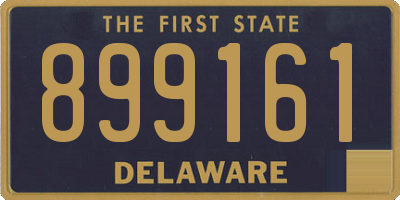 DE license plate 899161