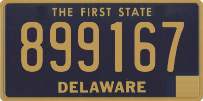 DE license plate 899167
