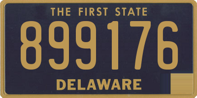DE license plate 899176