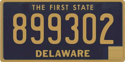 DE license plate 899302