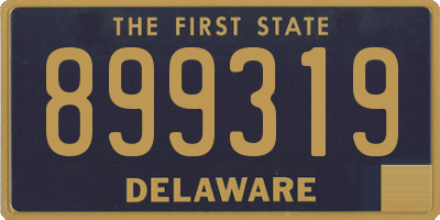 DE license plate 899319