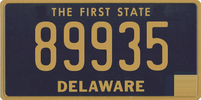 DE license plate 89935