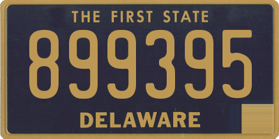 DE license plate 899395