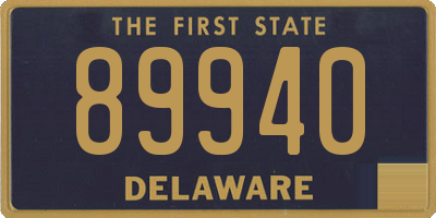 DE license plate 89940