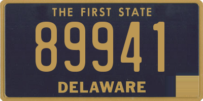 DE license plate 89941
