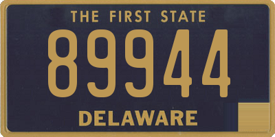 DE license plate 89944