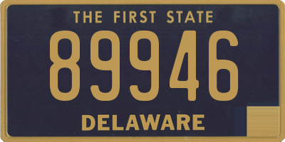 DE license plate 89946