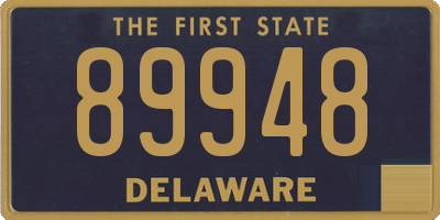 DE license plate 89948