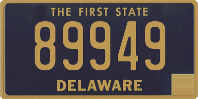 DE license plate 89949
