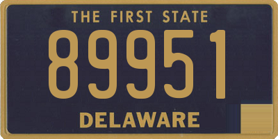 DE license plate 89951