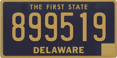 DE license plate 899519
