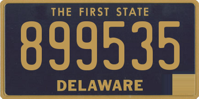 DE license plate 899535