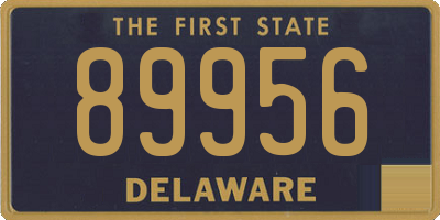 DE license plate 89956