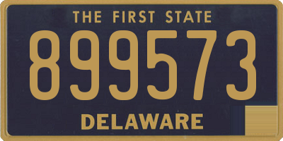 DE license plate 899573