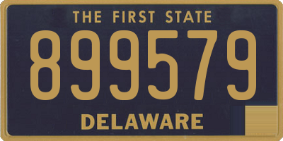 DE license plate 899579