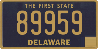 DE license plate 89959