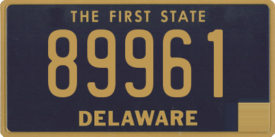 DE license plate 89961