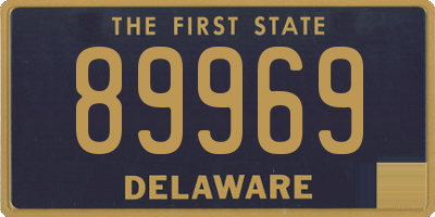 DE license plate 89969