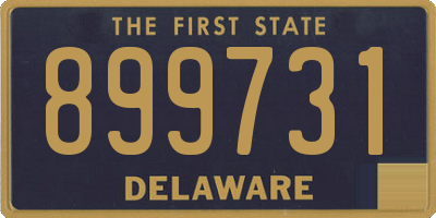 DE license plate 899731