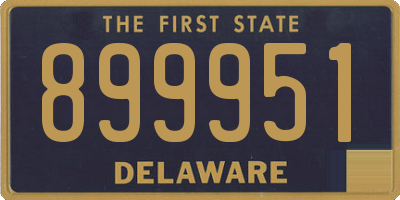 DE license plate 899951