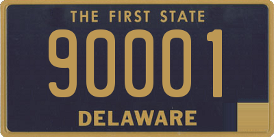 DE license plate 90001