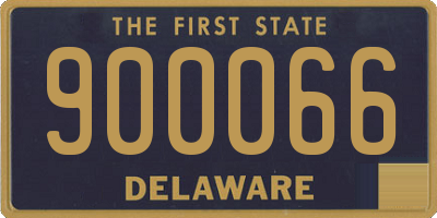 DE license plate 900066