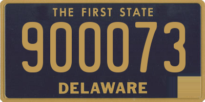 DE license plate 900073