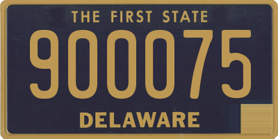 DE license plate 900075