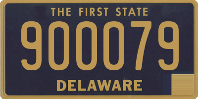 DE license plate 900079