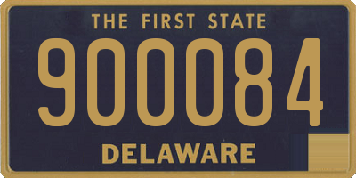 DE license plate 900084