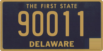 DE license plate 90011