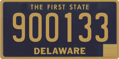 DE license plate 900133