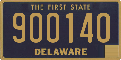 DE license plate 900140
