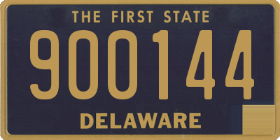 DE license plate 900144