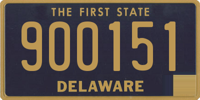 DE license plate 900151
