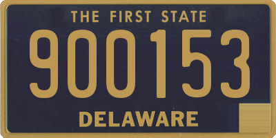 DE license plate 900153