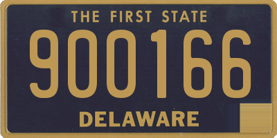 DE license plate 900166