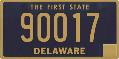 DE license plate 90017