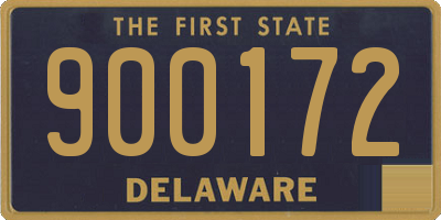 DE license plate 900172