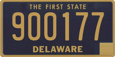 DE license plate 900177