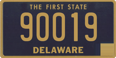 DE license plate 90019