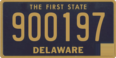 DE license plate 900197