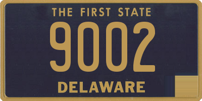 DE license plate 9002