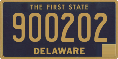 DE license plate 900202