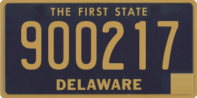 DE license plate 900217
