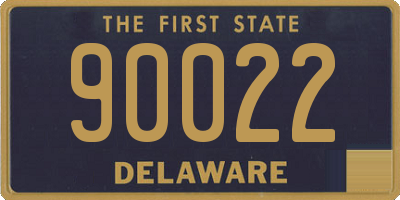 DE license plate 90022