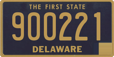 DE license plate 900221