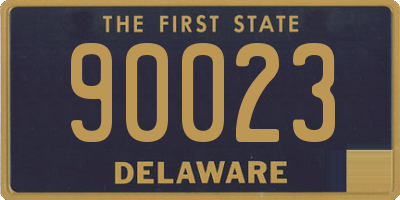 DE license plate 90023