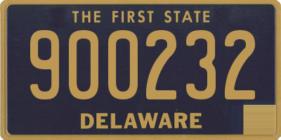 DE license plate 900232