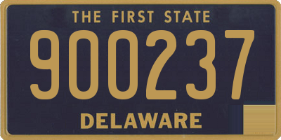 DE license plate 900237